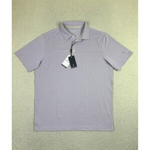 Maelreg Polo Shirt Mens Medium Lavender Purple Performance Golf Stretch MGPS049